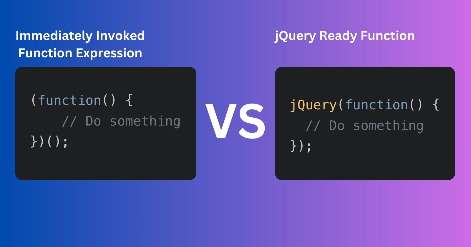 Understanding the Difference Between IIFE and jQuery’s Ready Function