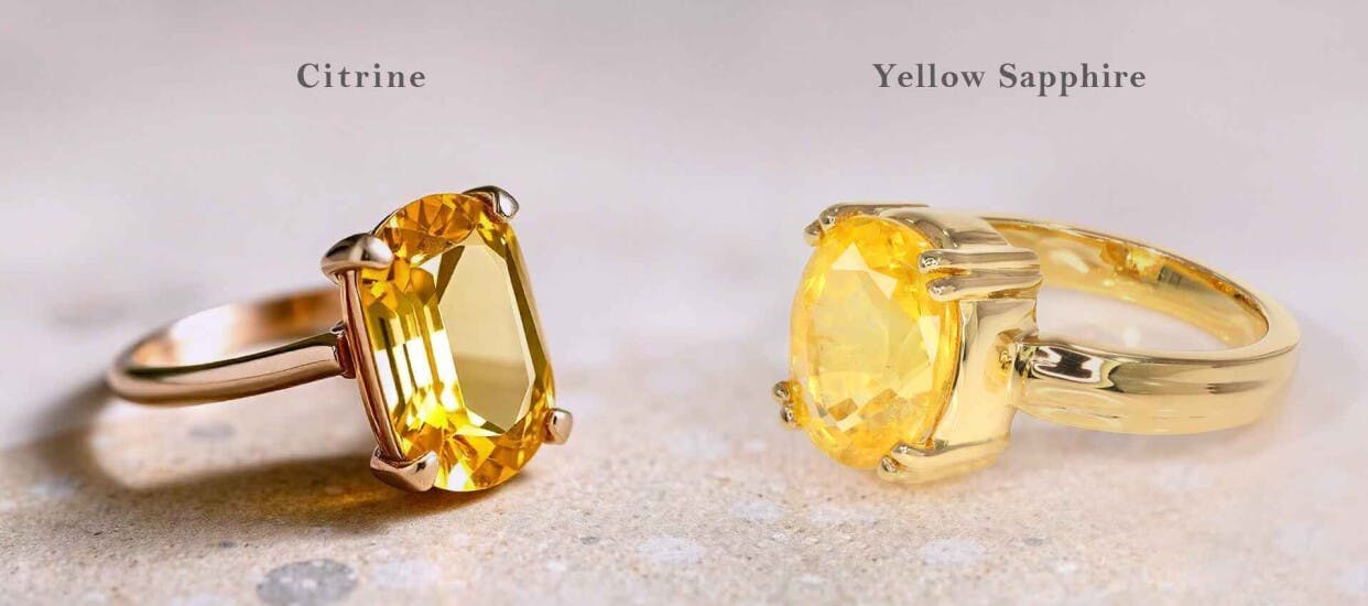 Yellow Sapphire or Citrine