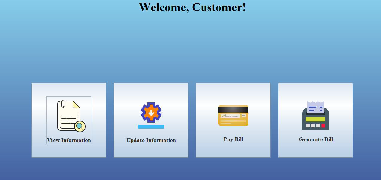 Customer Dashboard