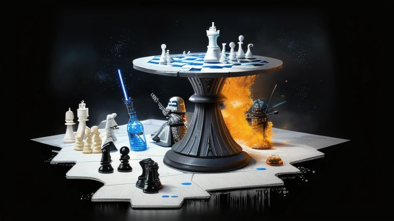 In a galaxy far, far away…STAR WARS CHESS