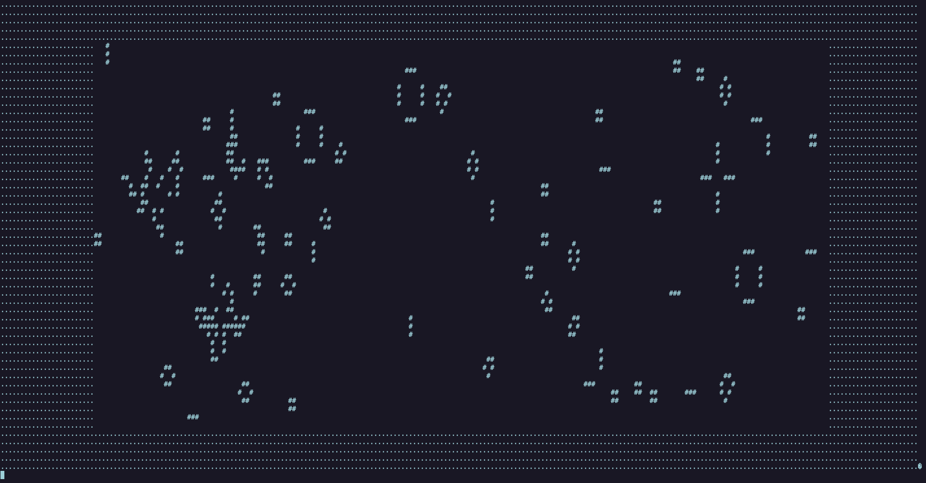 ASCII Game of Life in Zig !