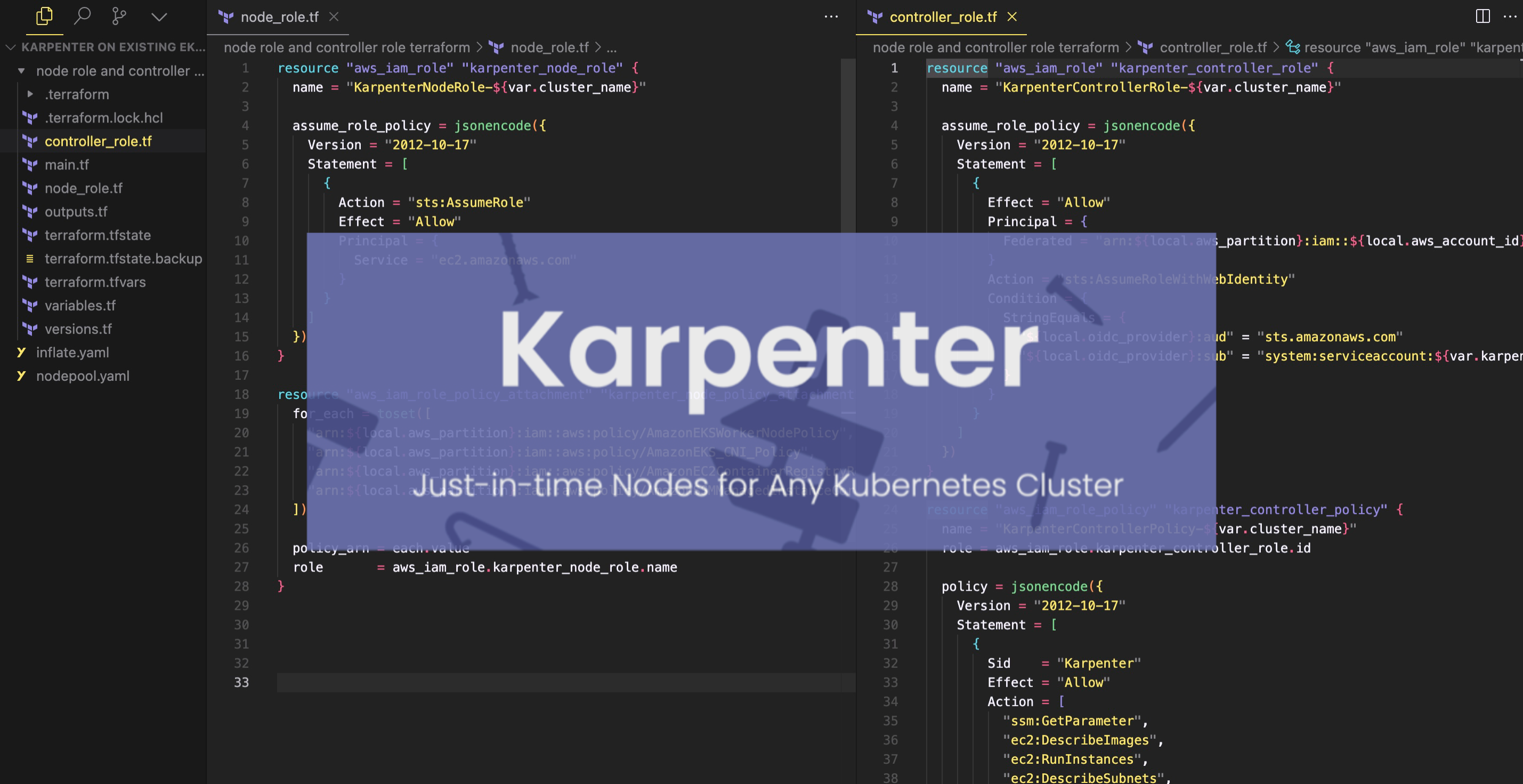 Karpenter Setup on Existing EKS cluster