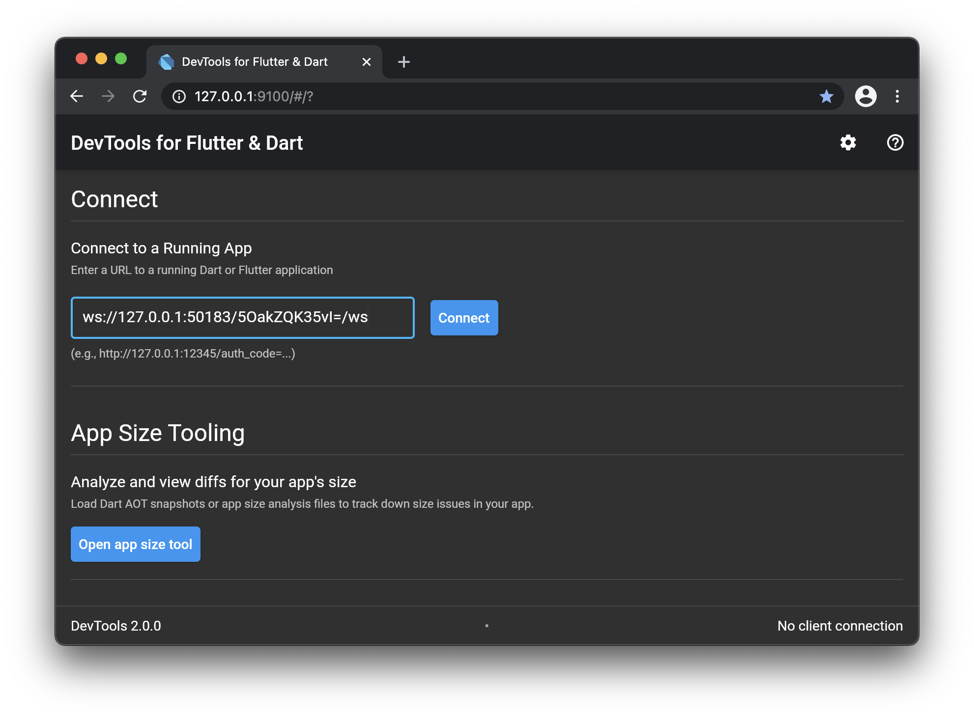 DevTools for Flutter & Dart