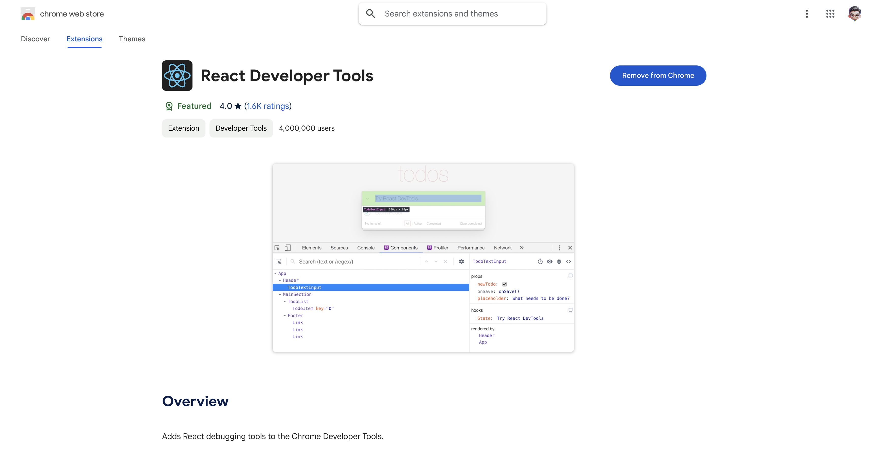 React Developer Tools