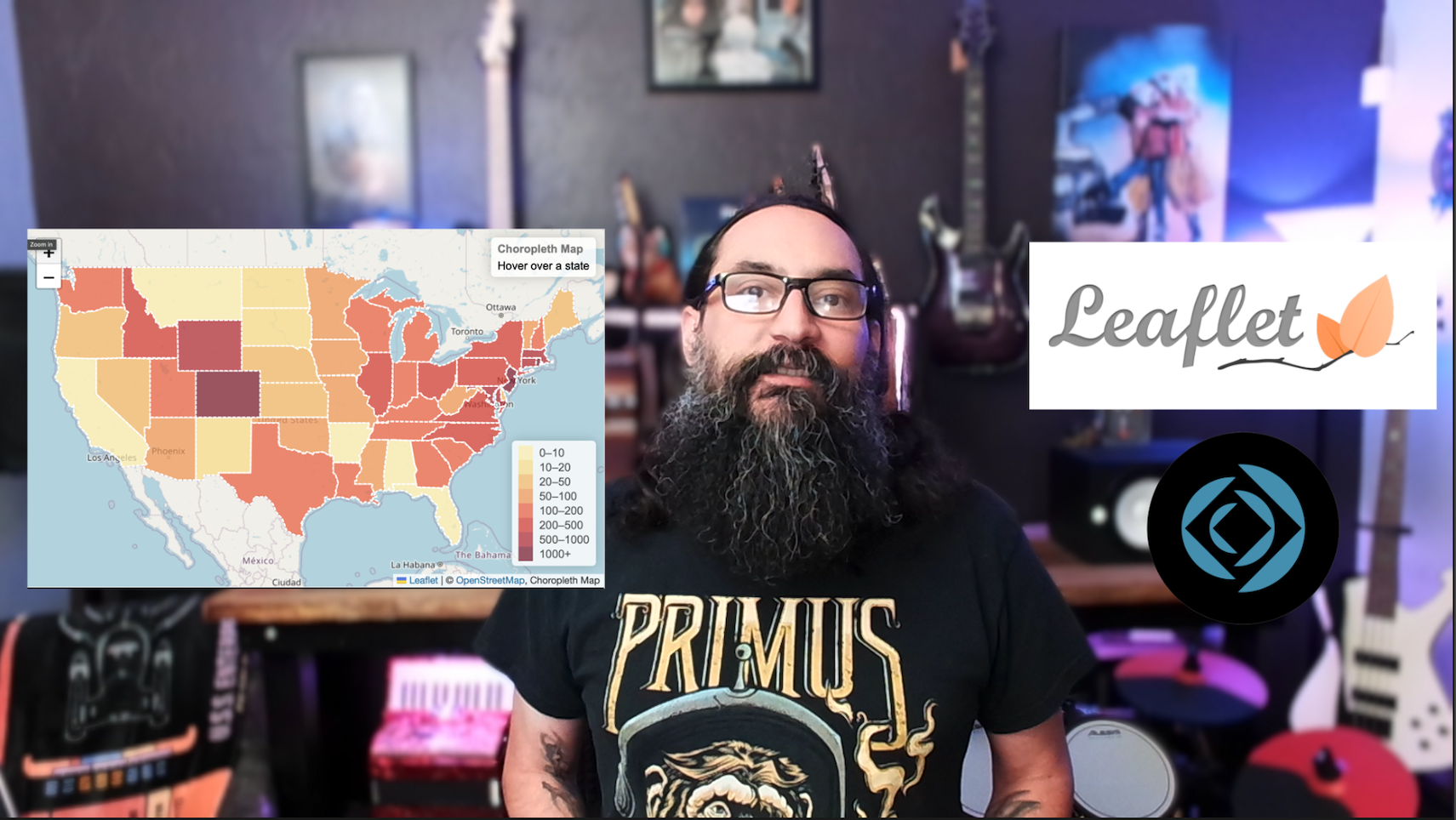 Choropleth Map in FileMaker Pro Web Viewer With Leaflet.JS