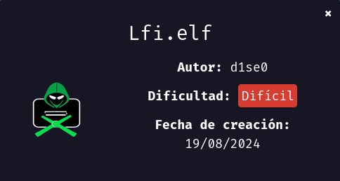 DockerLabs lfi.elf