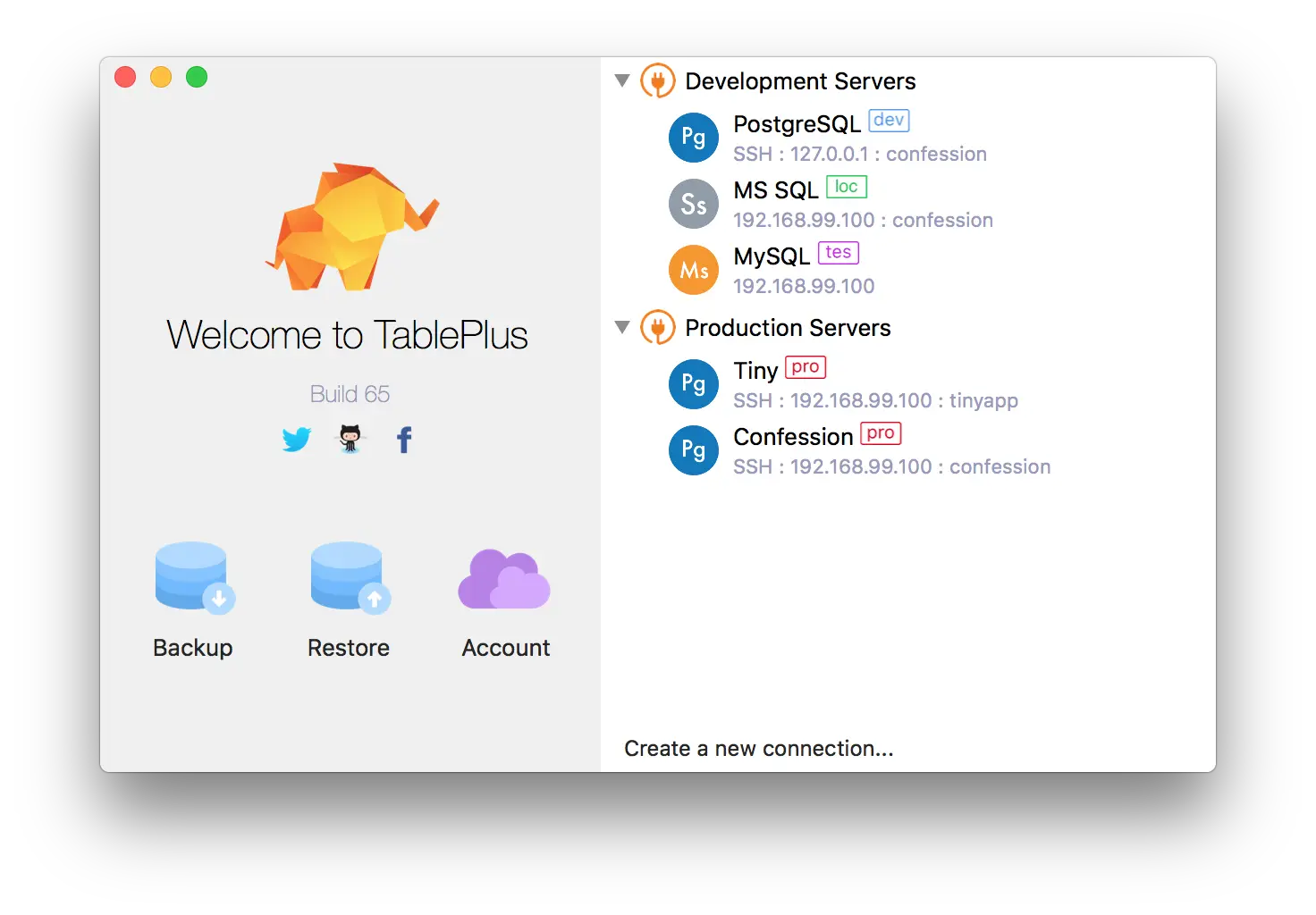 TablePlus: Quick and Native Database Management