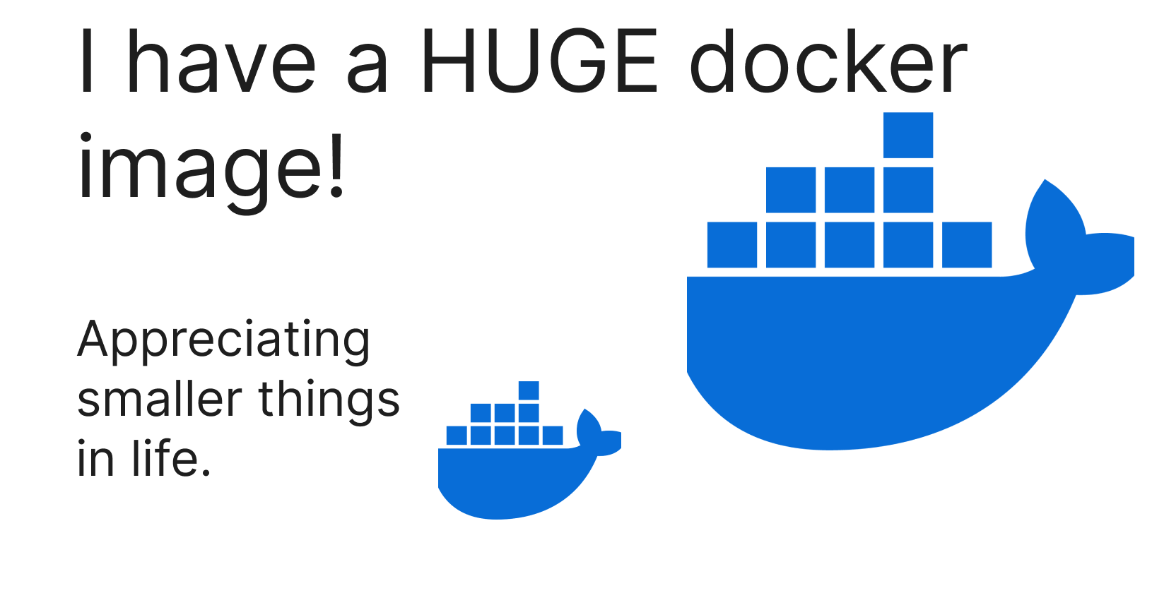 My docker image for IOT device is huge!