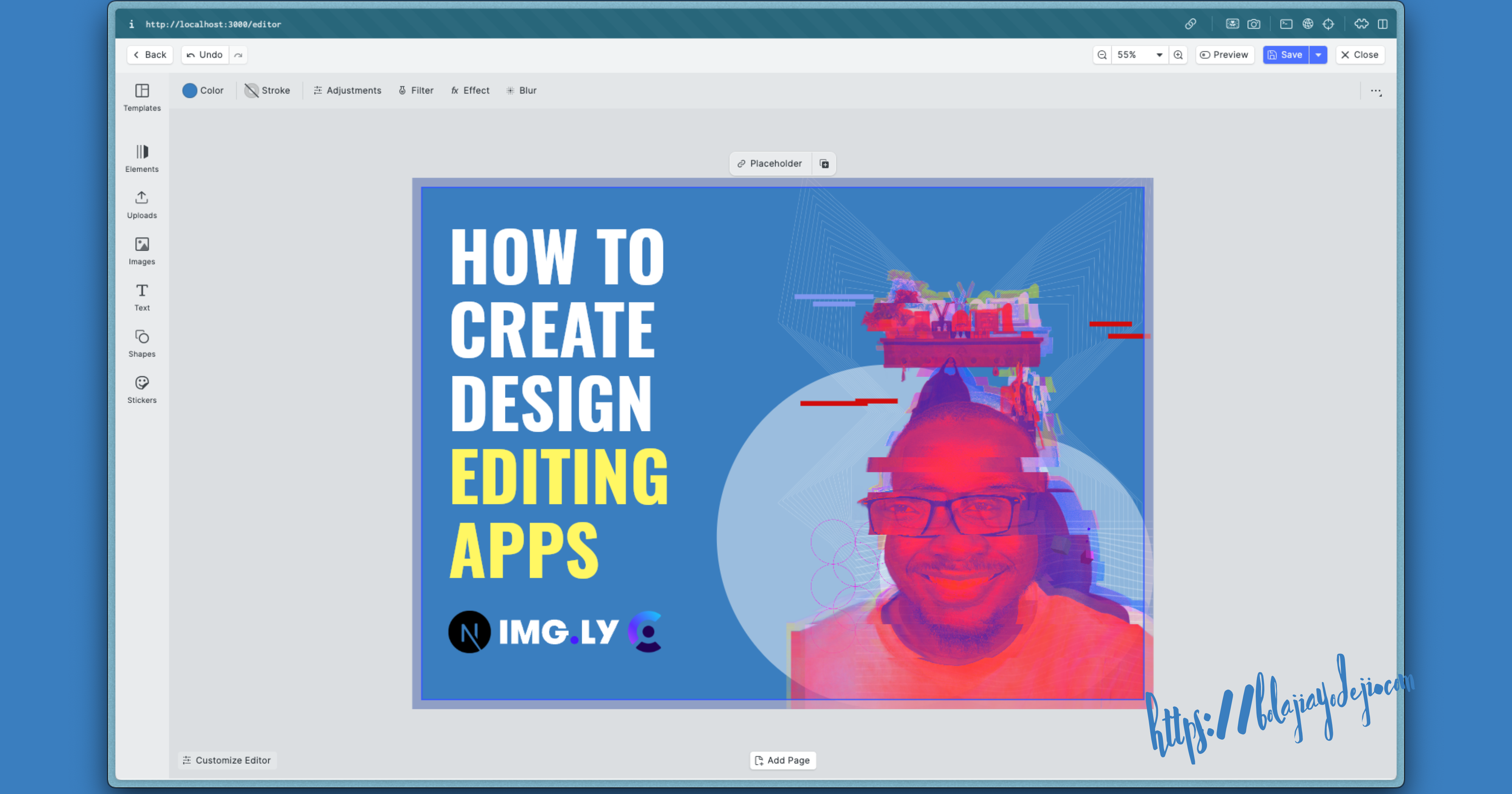 How to Build Design Editing Apps using Nextjs, Clerk, and IMGLY’s CE.SDK Engine