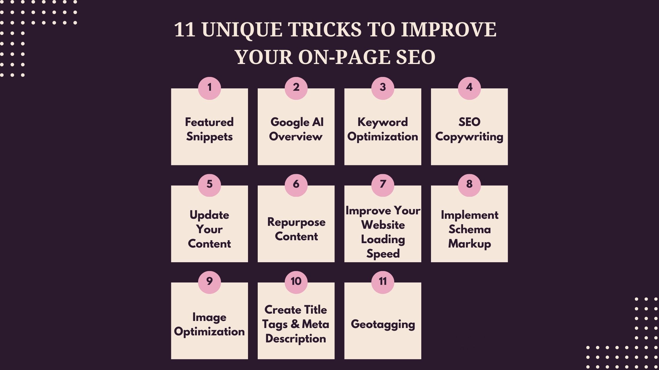 11 Unique Tricks to Improve Your On-Page SEO