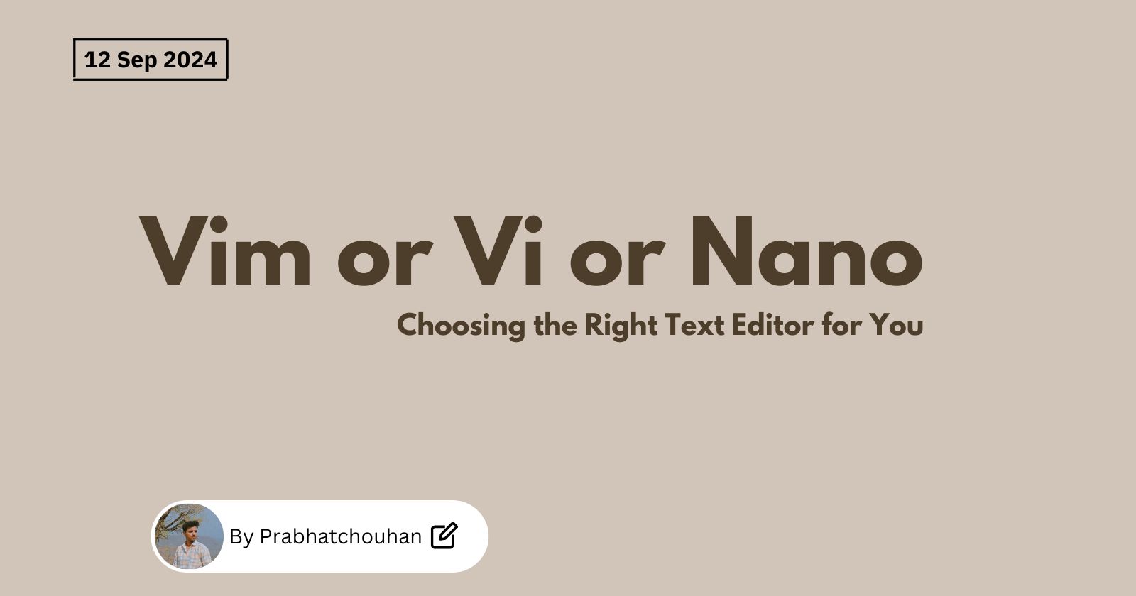 Vim vs. Vi vs. Nano: Choosing the Right Text Editor for You