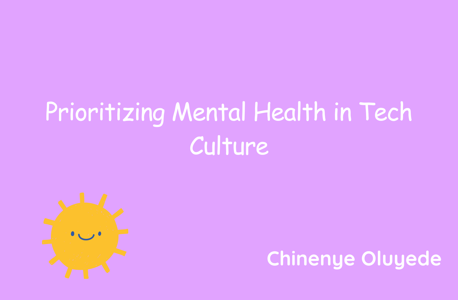 Prioritizing Mental Health in Tech Culture