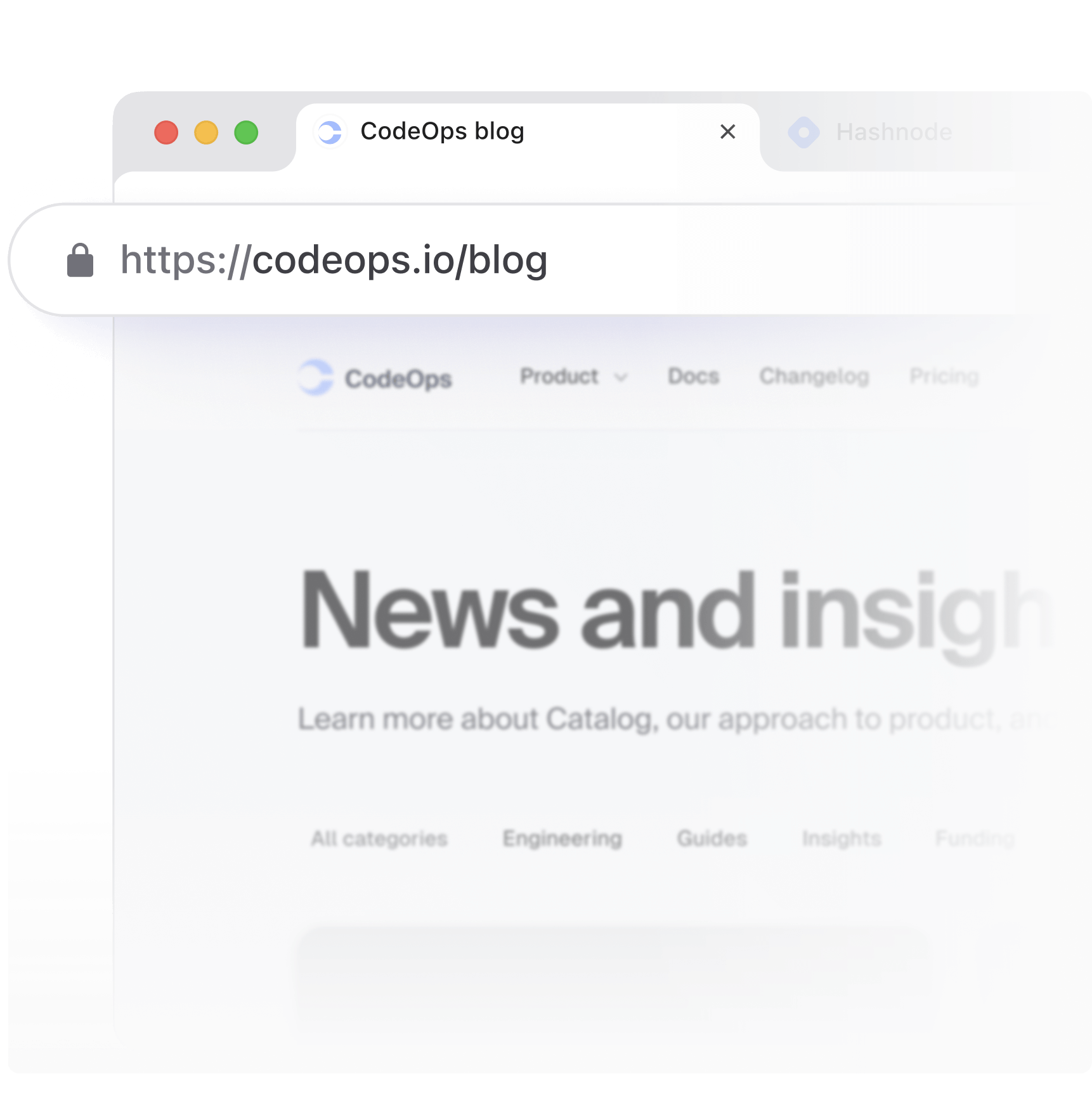 Blog UI abstraction for news and insight