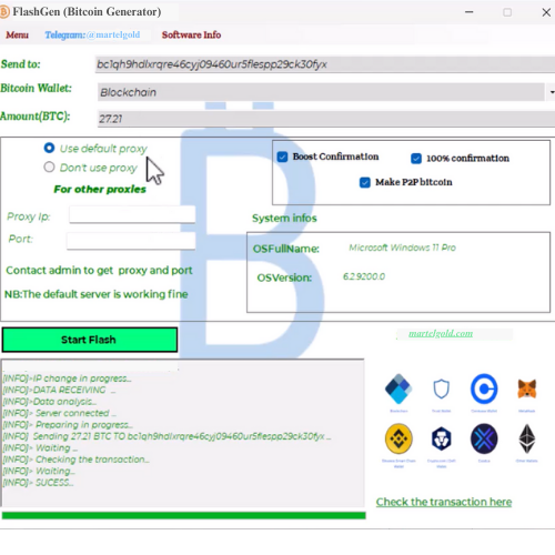 Latest Fake USDT Tether sender software is available