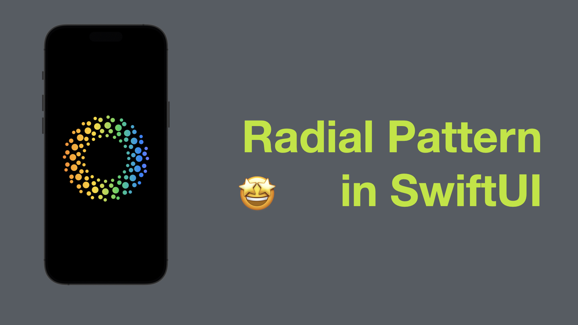 Create Radial Pattern in SwiftUI