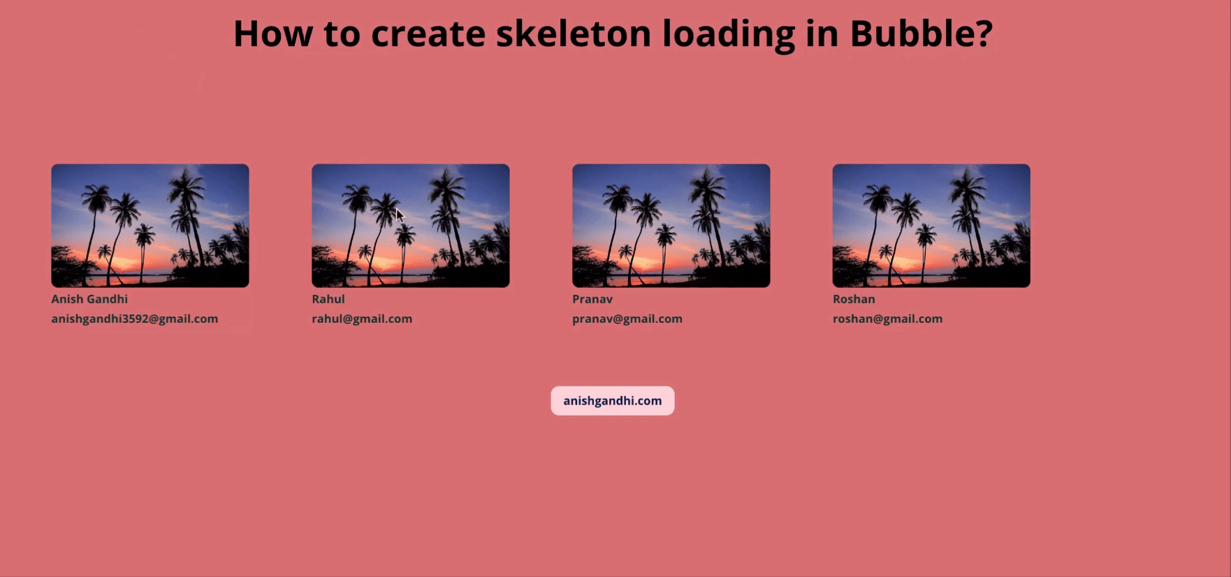 How to create Skeleton Loading in Bubble?