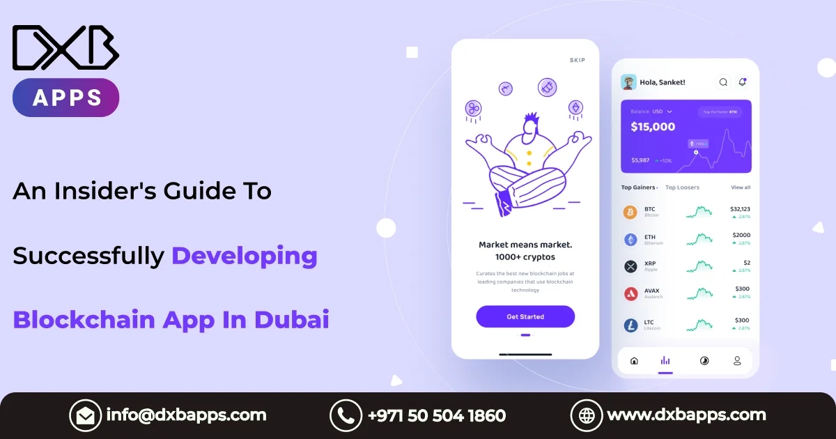 DXB APPS offers the best blockchain app development Abu Dhabi solutions for advanced business