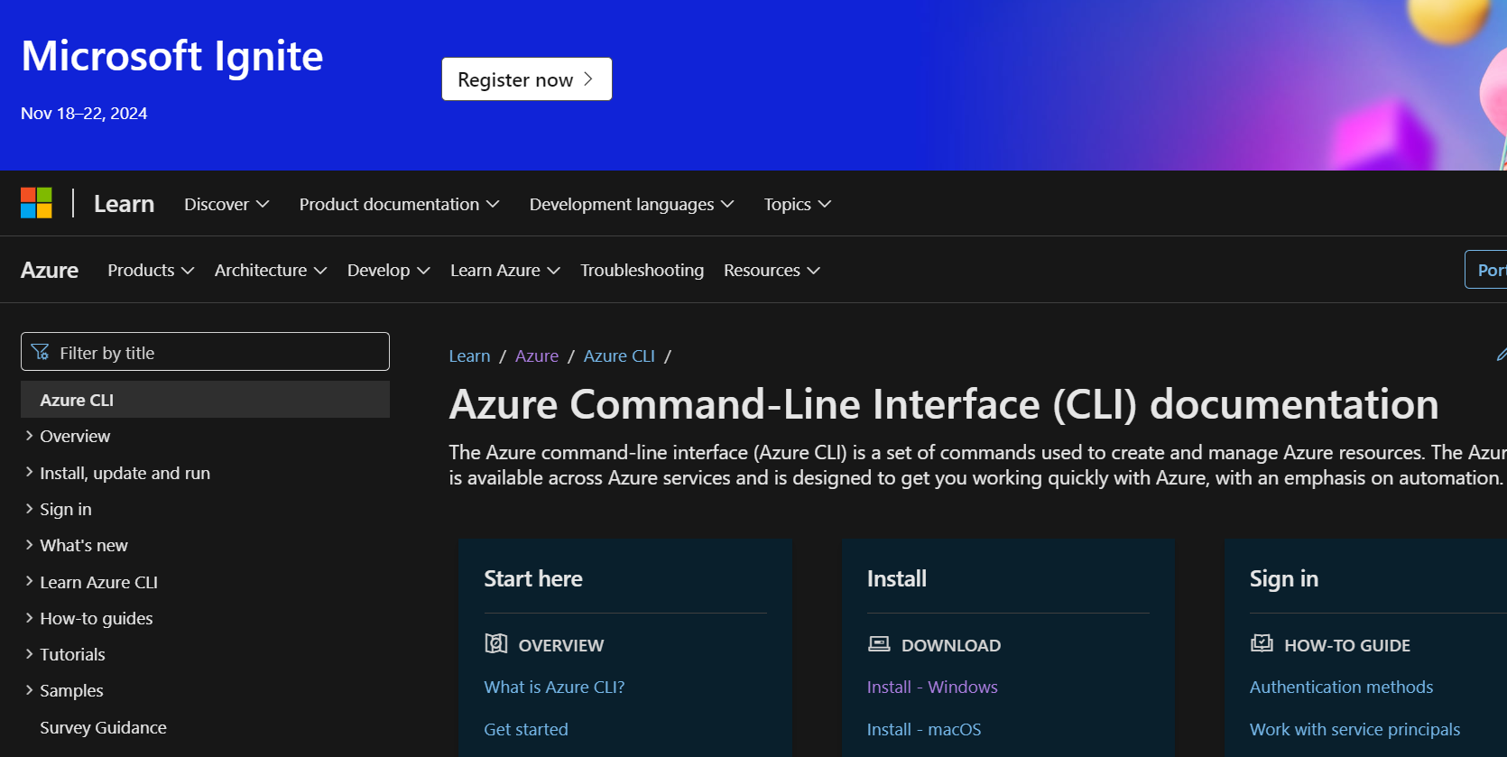 Azure CLI vs Azure UI