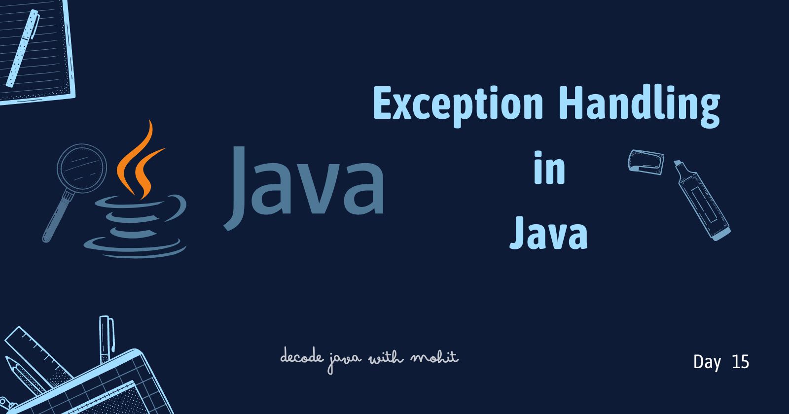 Exception Handling in Java