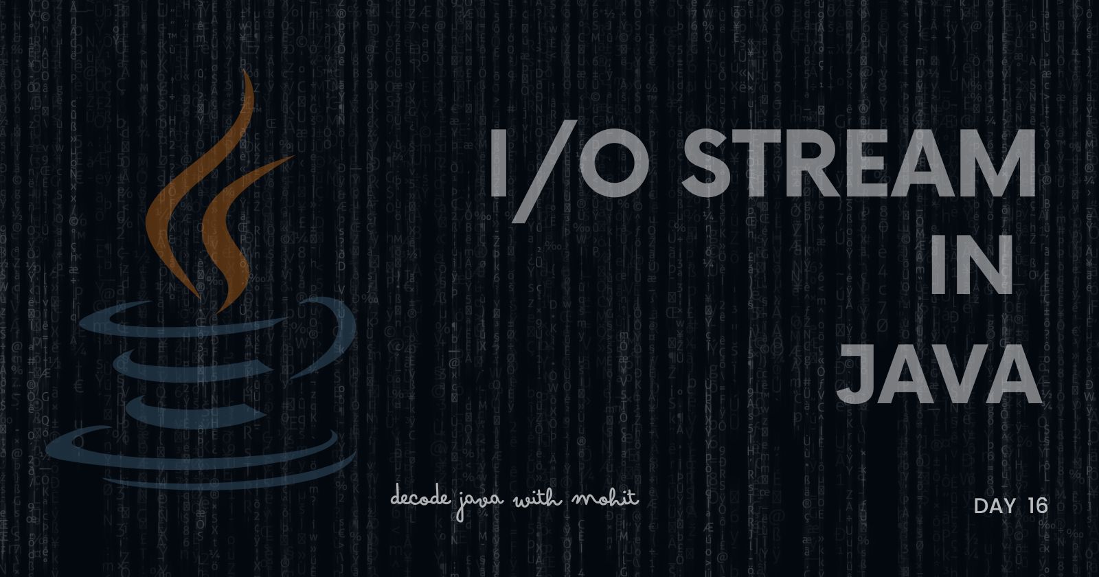 Java I/O Streams