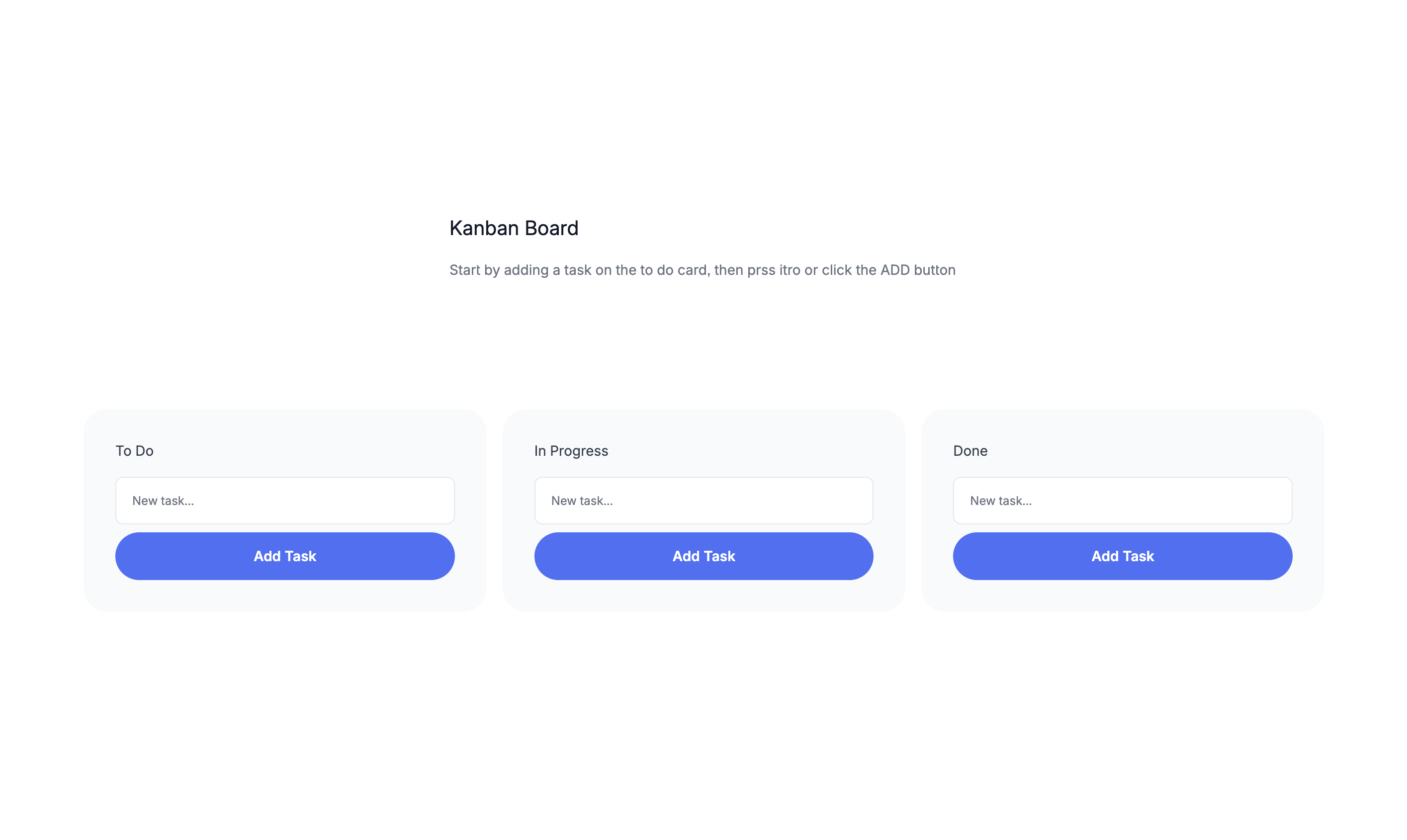 How to create a basic Kanban board with Tailwind CSS and JavaScript