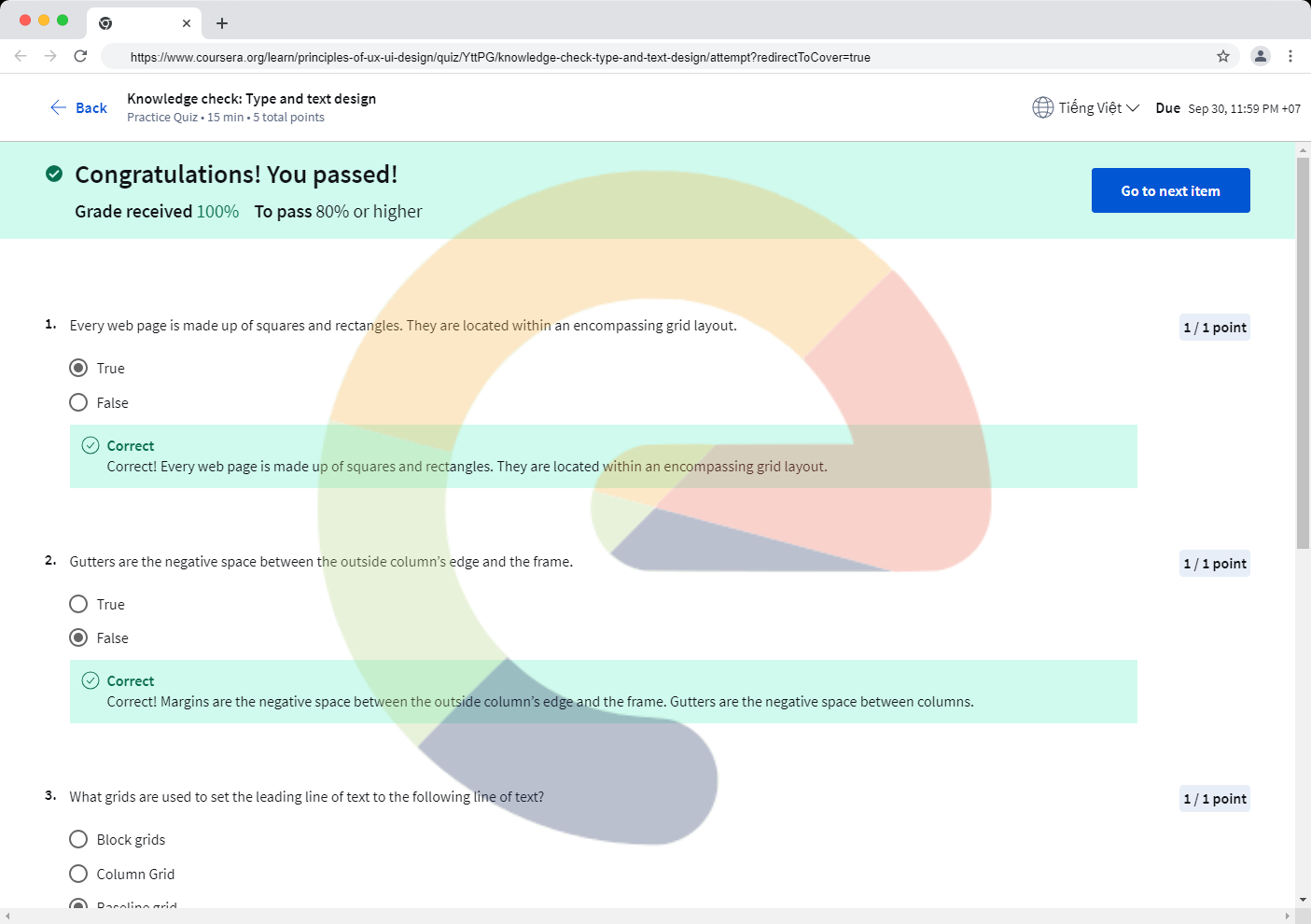 Knowledge check: Type and text design - UI/UX