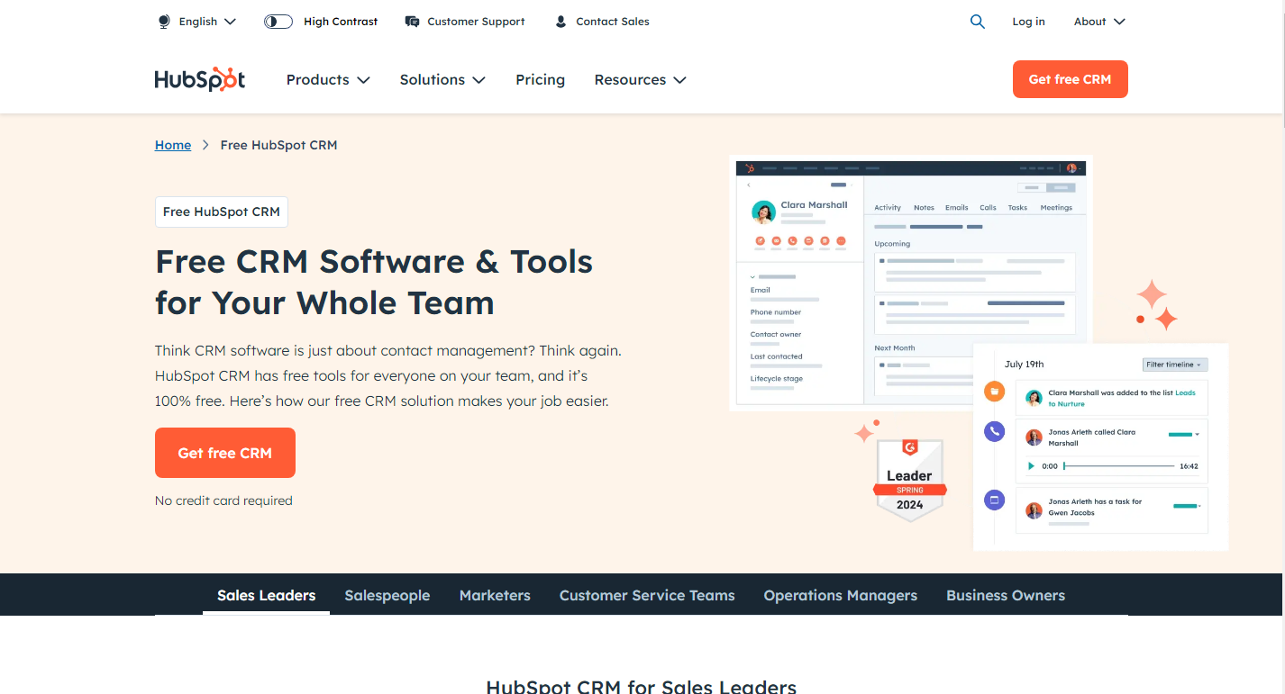 HubSpot CRM