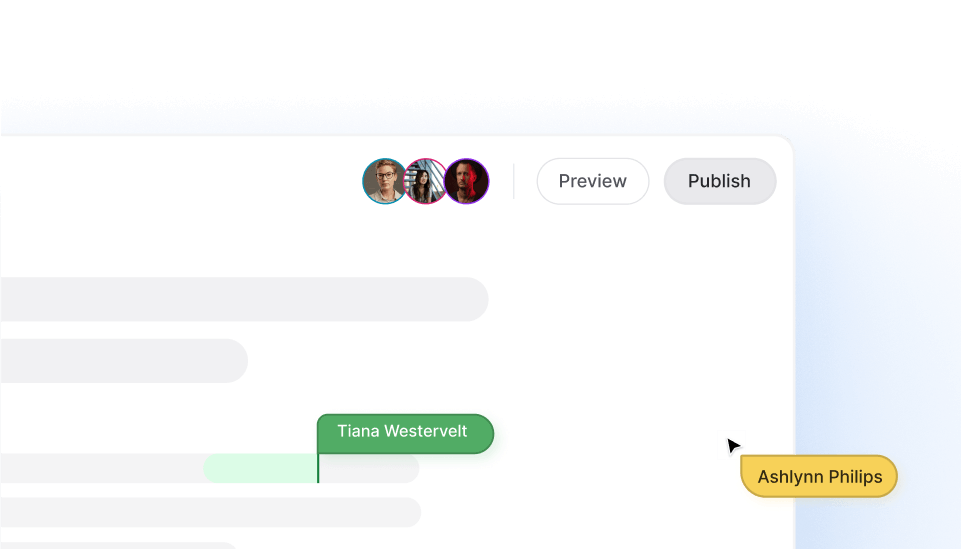 Abstract illustration of Hashnode's collaborative editing