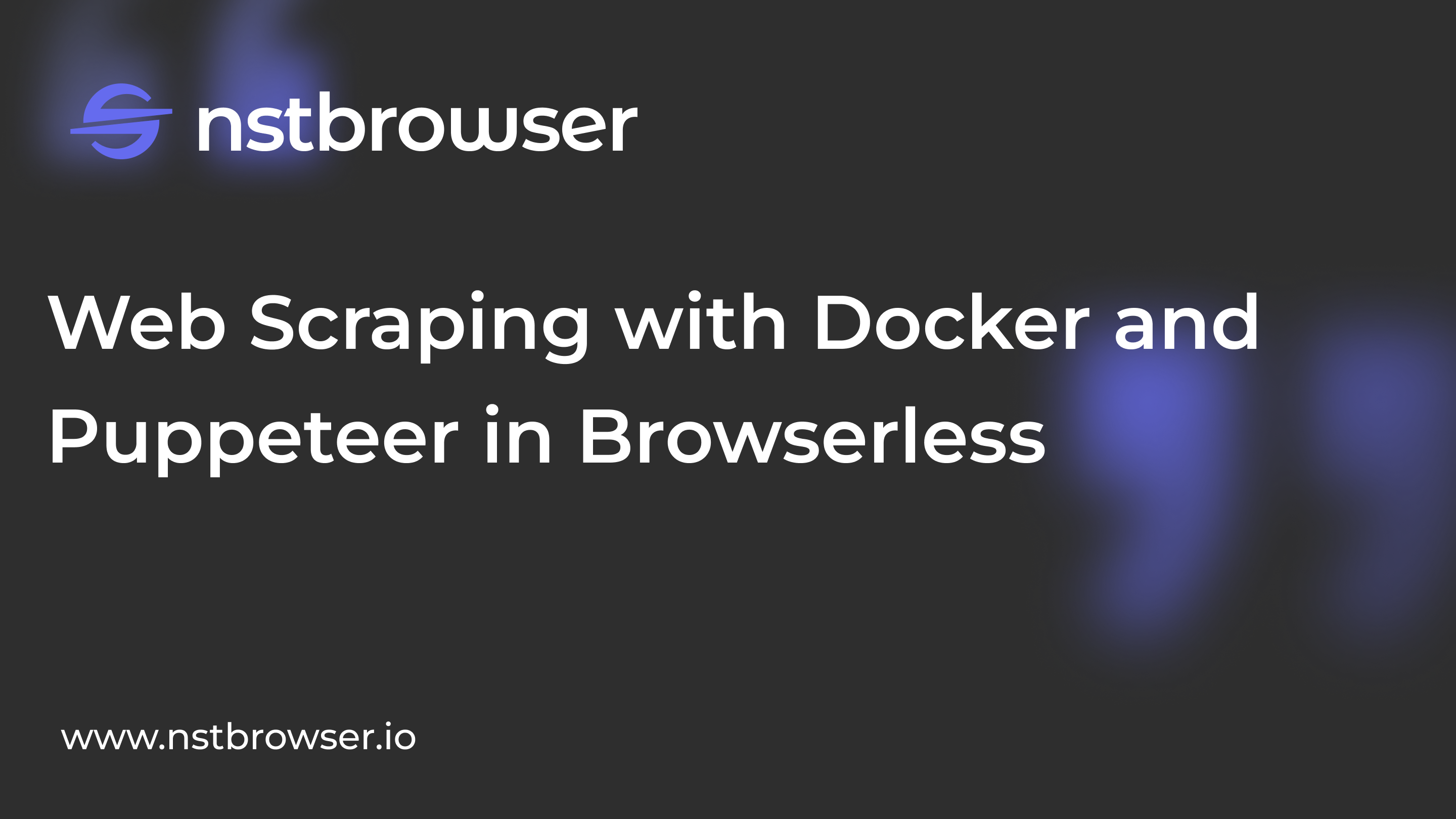 Puppeteer Web Scraping: in Docker of Browserless