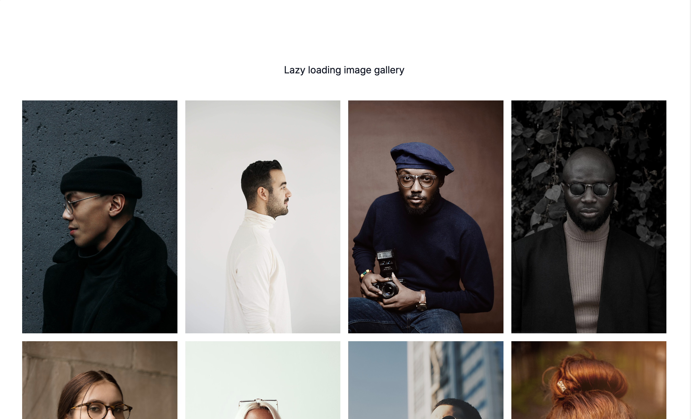 How to build a lazy-loading image gallery with Tailwind CSS and JavaScript