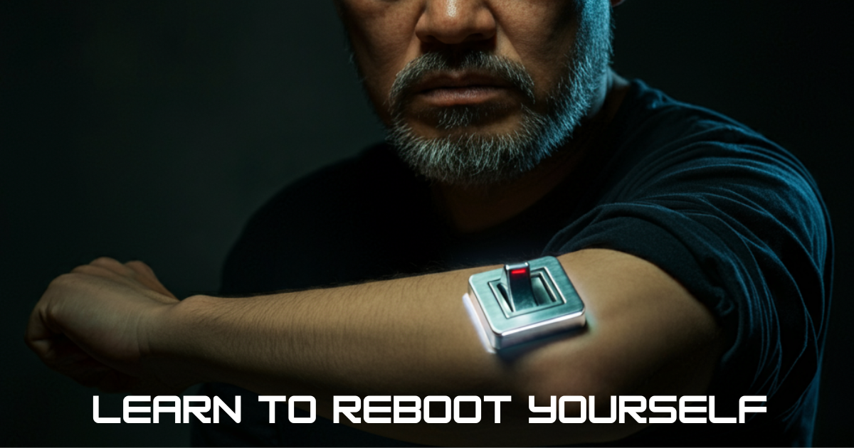 Learn to reboot yourself once in a while