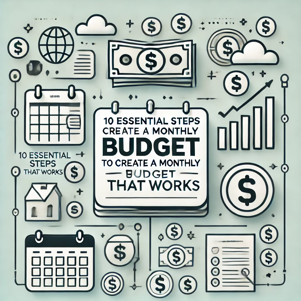 10 Essential Steps to Create a Monthly Budget That Works