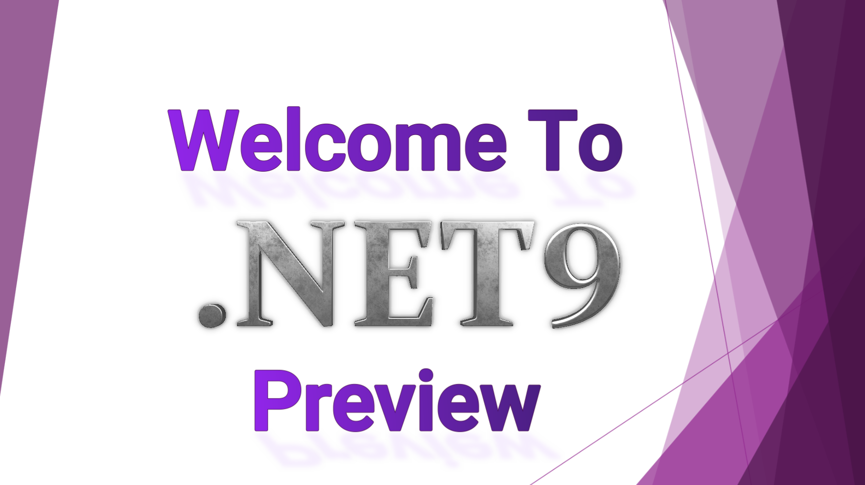 Welcome To .NET 9 Preview