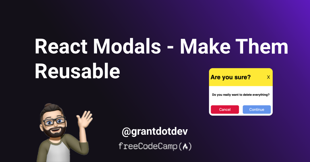 How to Create a Reusable Modal Component in React