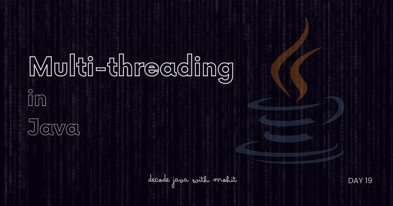 Multi-threading in Java