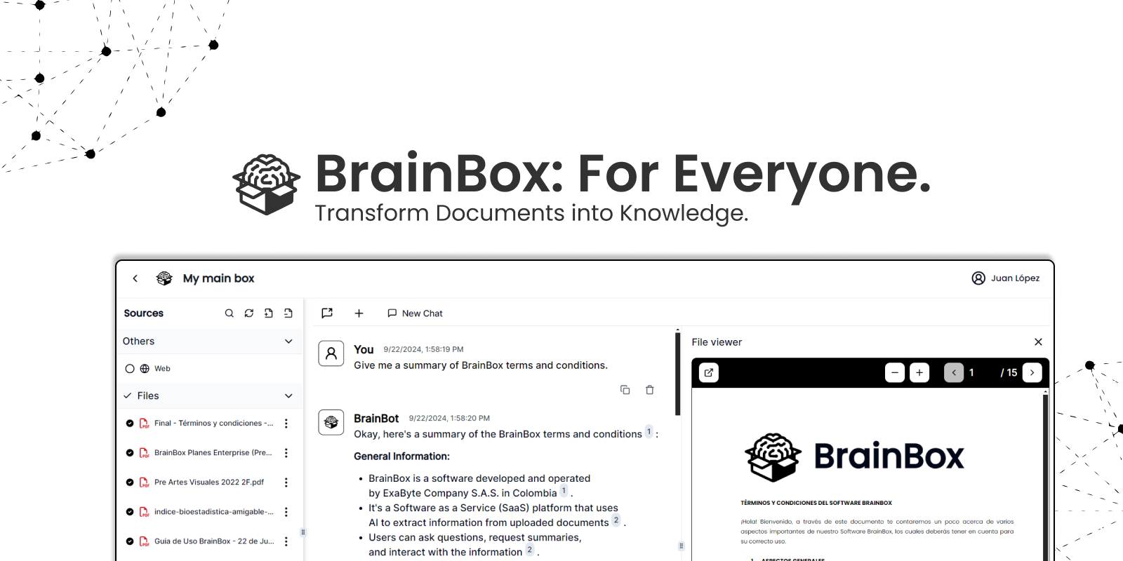 BrainBox for Everyone: Your Personal Document Genius