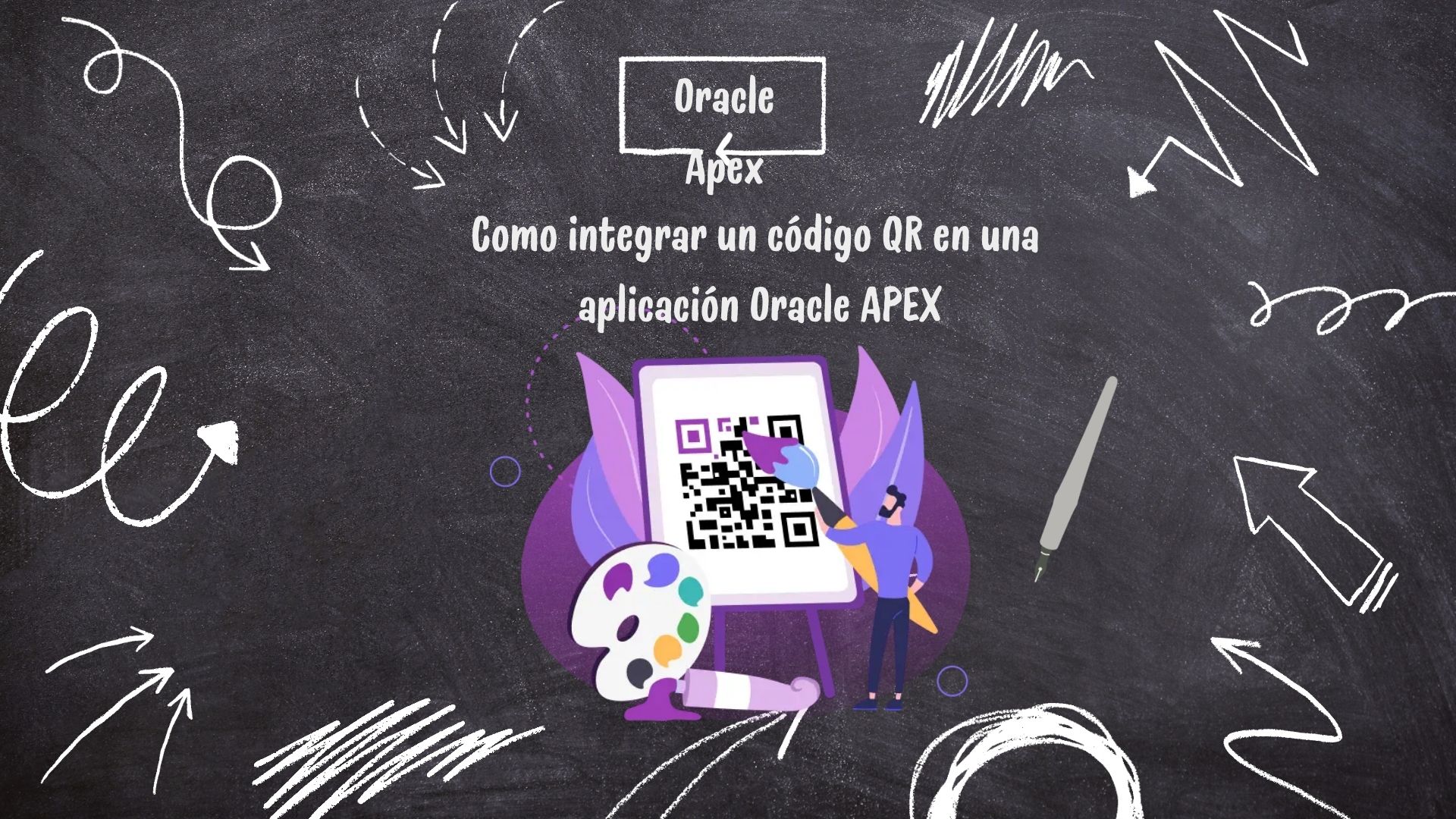 Como integrar un código QR en una 
aplicación Oracle APEX