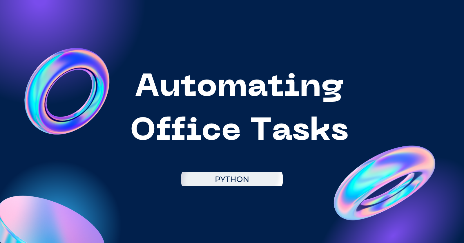 Automating Office Tasks (Excel, PDFs, Emails) Using Python: A Comprehensive Guide