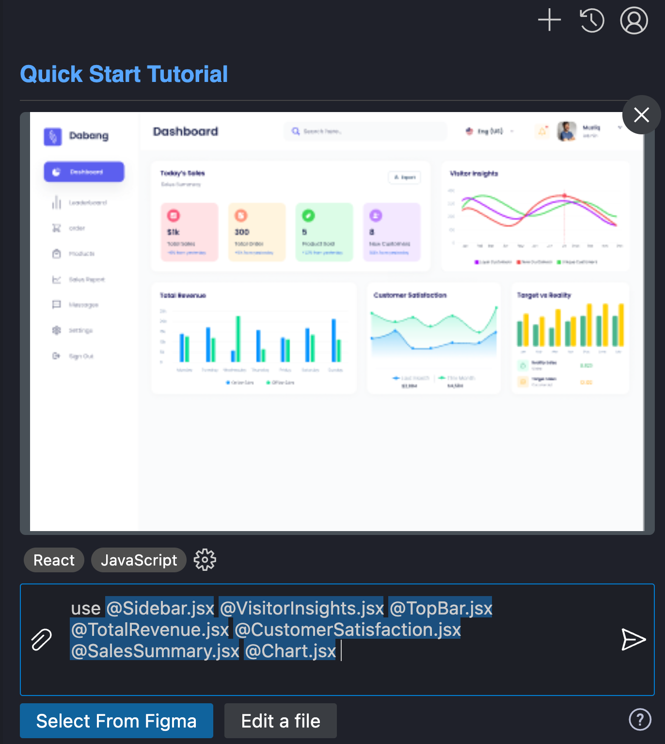 Dashboard Figma Design