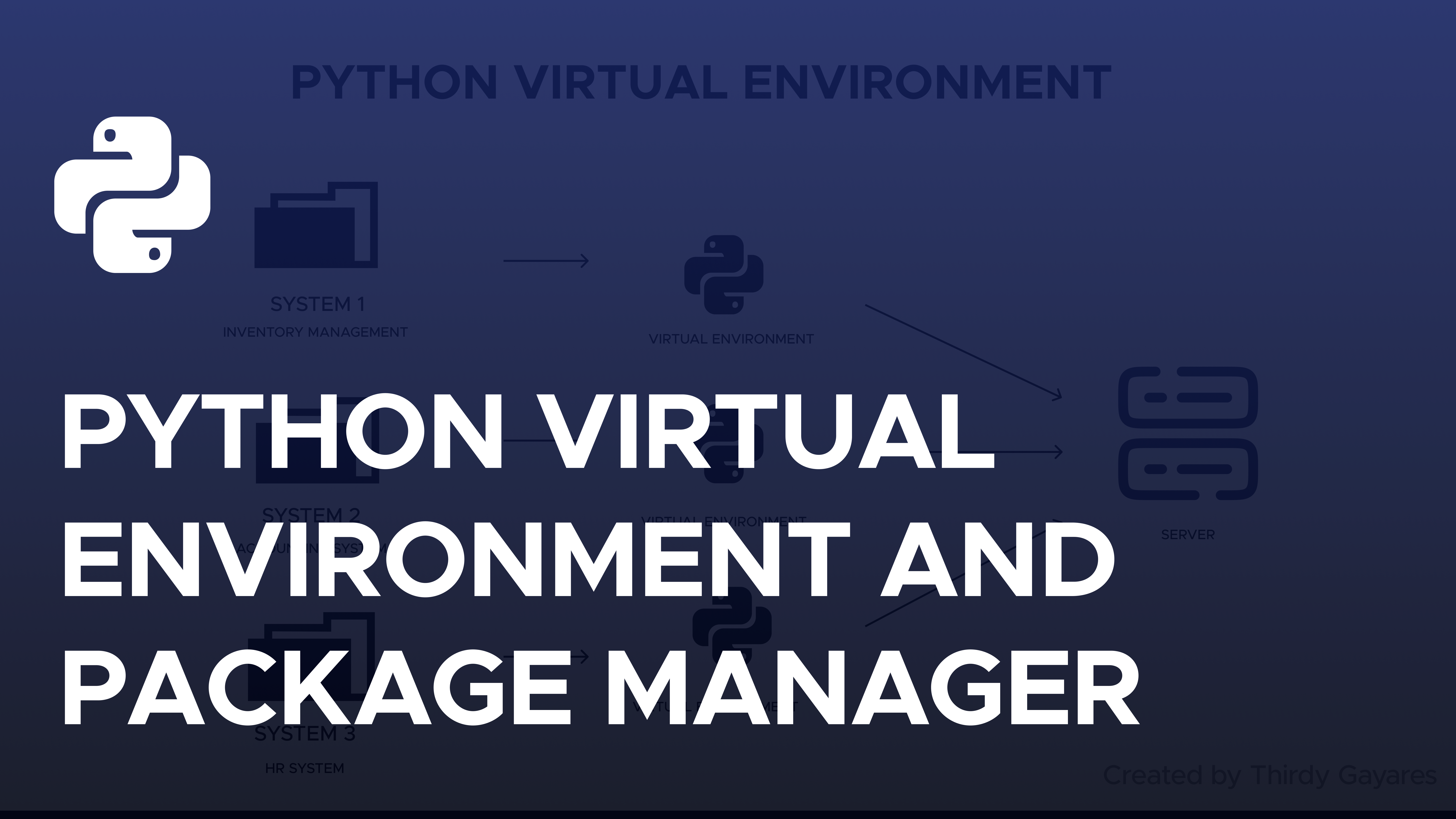 Virtual Environment and Python package manager