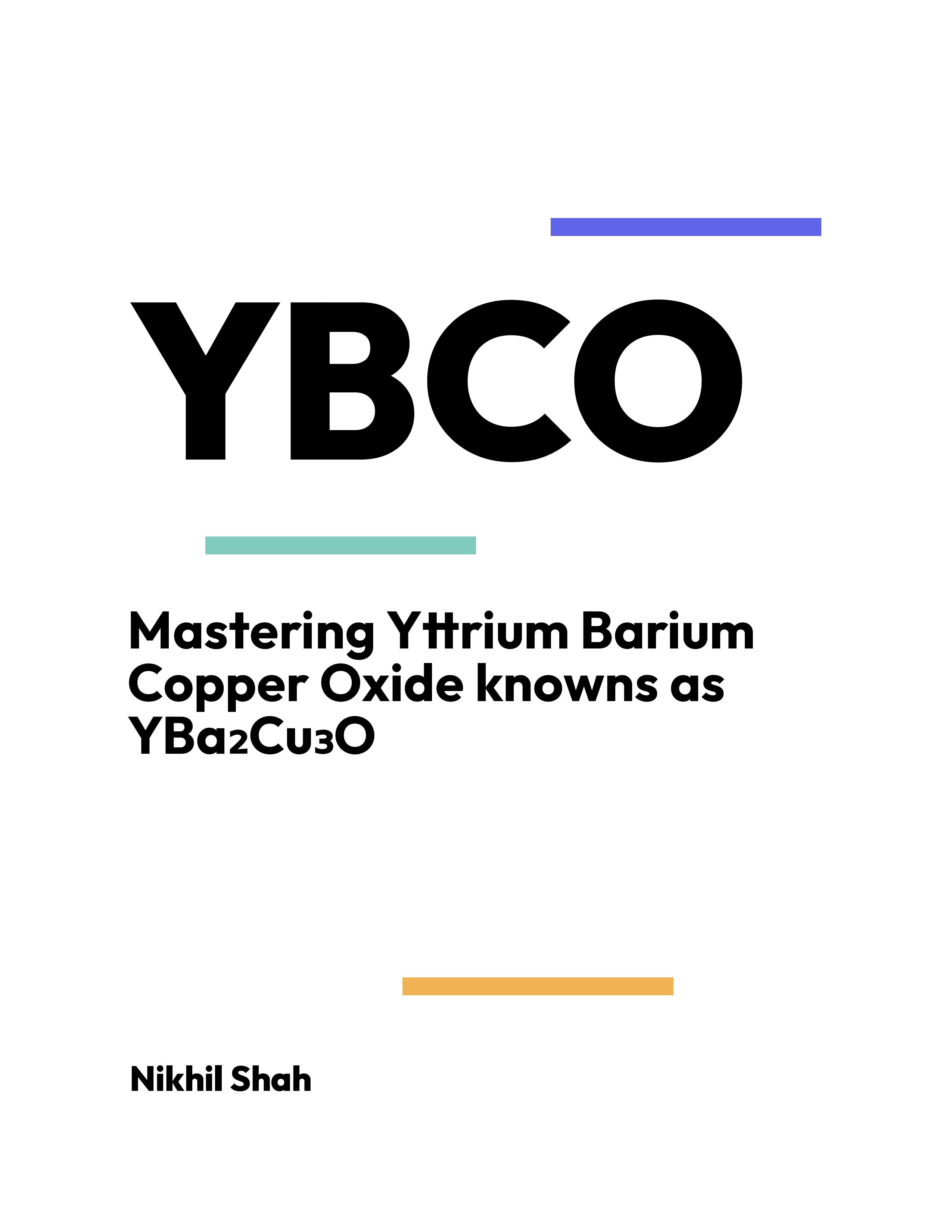 Ybco (isbn 979-8340057846)