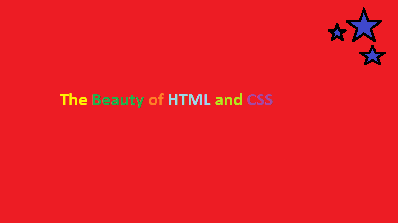 HTML and CSS bringing it all together!