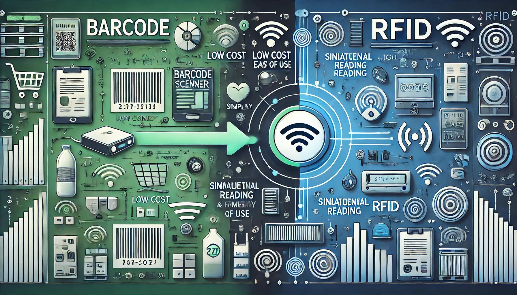 Código de Barras vs RFID: Escolhendo a Tecnologia Ideal para Otimizar Seu Negócio