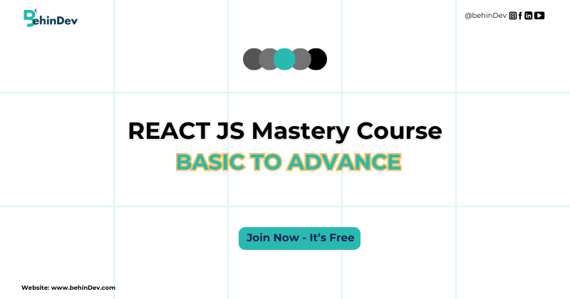 React JS Mastery Course