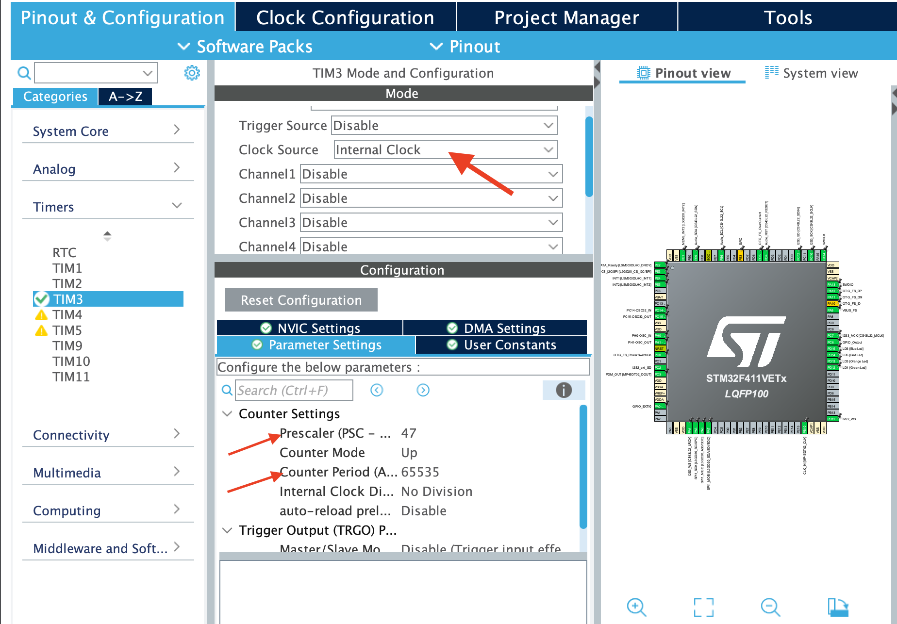 TIMER-3 Configuration