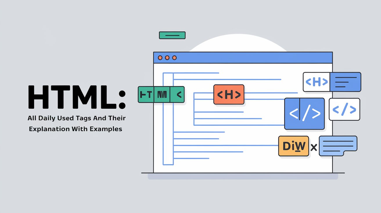 HTML: All Daily Used Tags and Their Explanation with Examples