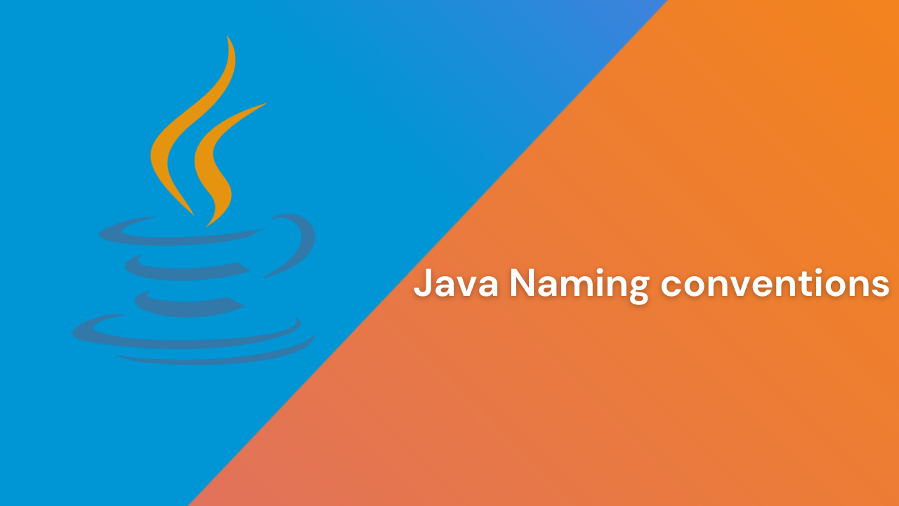 Java Naming conventions