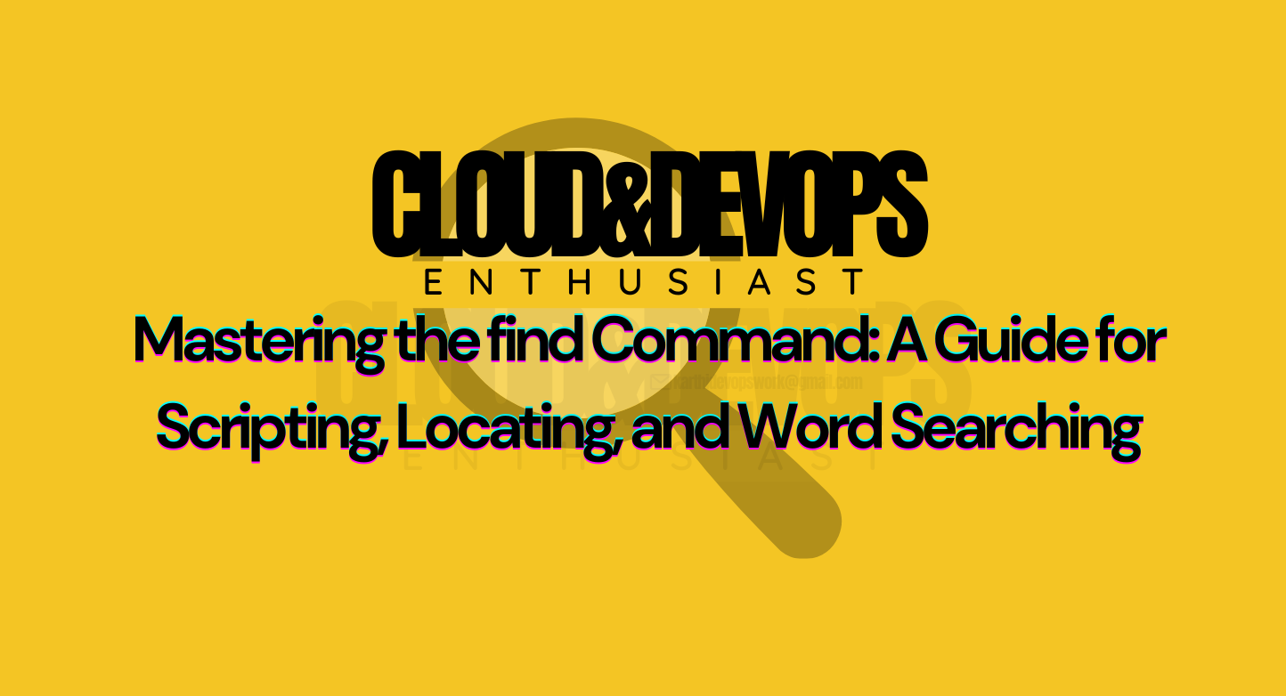 Mastering the find Command: A Guide for Scripting, Locating, and Word Searching | Linux (5) #LinuxAdmin