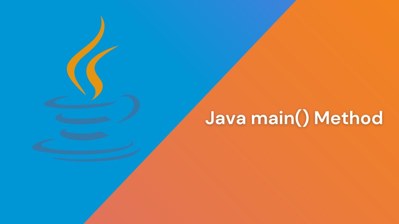 Java main() Method