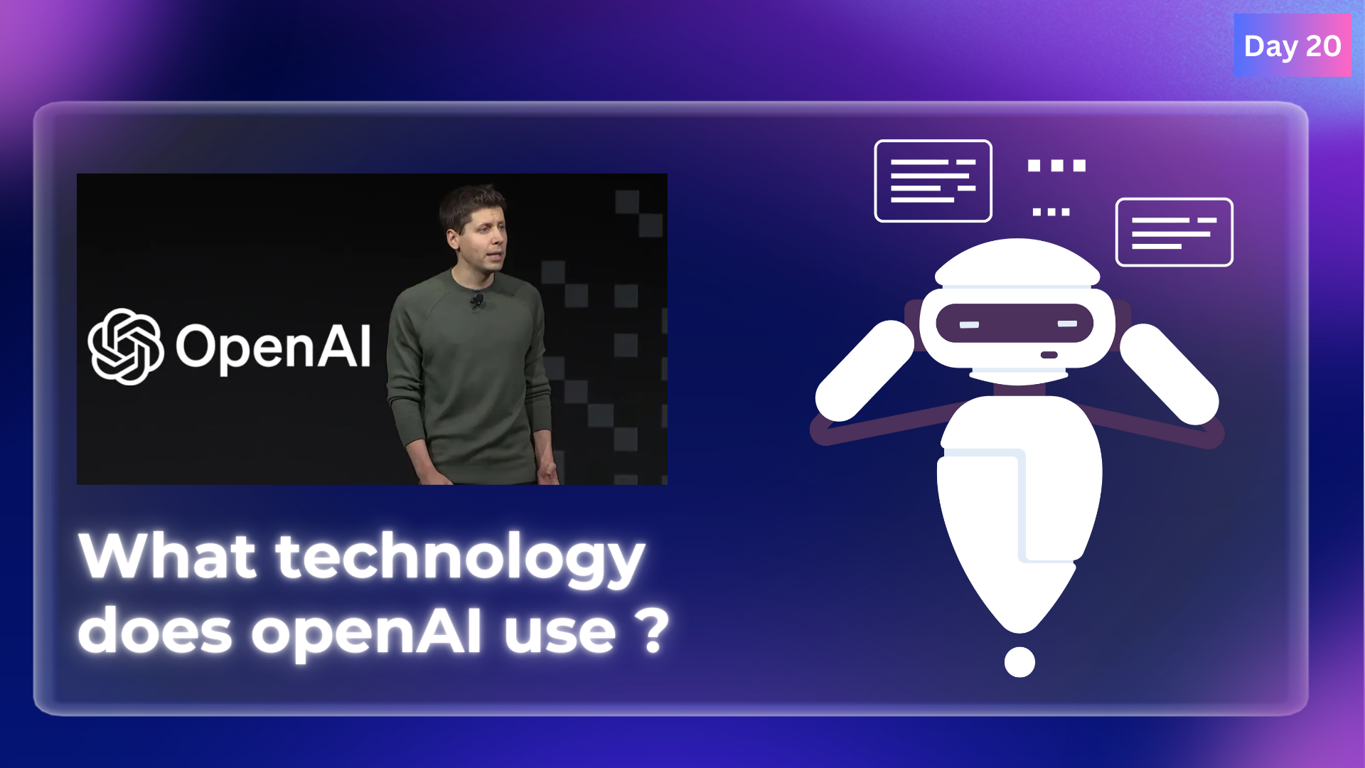 Technologies used by OpenAI?